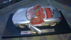 Porsche boxster 1-24 lemezautó modell remek állapotban, 22x10 cm