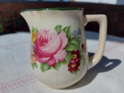 ANTIK PORCELÁN RÓZSÁS KIÖNTŐ