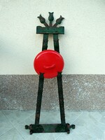 Tulipános antik fedőtartó