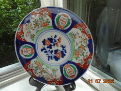 Antik IMARI TÁL virágmintákkal 30 cm