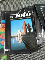 Szocializmus korszakának ikonikus szaklapja, a Fotó magazin retro példányai