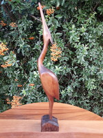 Retro faragott gém figura, 35 cm