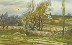 (N) Bóka Dezső (1935 - ) : Őszi táj