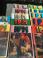 IPM (Interpress Magazin) retro kiadásai láthatók az 1970-es évek végéről és az 1980-as évek elejérő