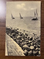 Képeslap Balaton - vitorlások