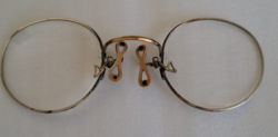 Antik pince-nez szemüveg (Quevedo stílus), 1900 körül.