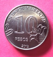 Argentina 10 pesos  2019 (KA12)