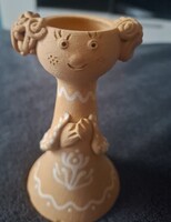 Népi kerámia dísz 13cm