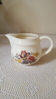 Régi,Villeroy&Boch virágmintás porcelán tejkiöntő,kancsó