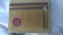 Drukkereknek-FC Bayer München pénztárca-irattartó, új, sok rekesszel, 122x97 mm nyitva 246 mm