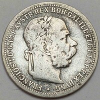 FJ ezüst 1korona 1895