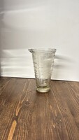 Régi üveg mérőedény nagyméretű 20cm