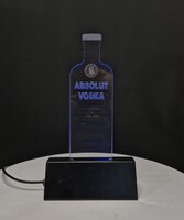 Világító reklám, Absolut vodka plexi élvilágító
