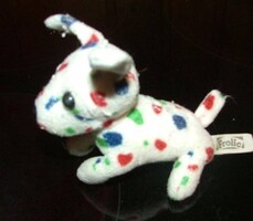 Régi ritka Retro Russ Berrie Frolic dalmata plüss kutya 10 cm 2000-es évek elejéről