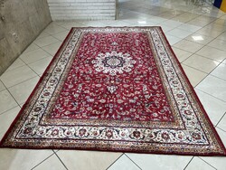 K6 LEÁRAZÁS Álomszép Pamut Selyem Tabríz Gépi Perzsa Szőnyeg 190X290CM