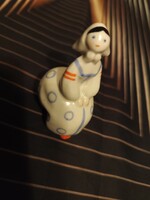 Ritka Vintage Szovjet Porcelán Figura – Koroszteny „Khavroshechka”, 1960-as évek