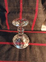 Retró / Antik préselt üveg gyertyatartó (13,5 cm) – Hibátlan állapotban
