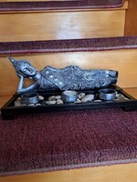Buddha, gyertyatartó 34 x 17 cm
