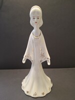 Aquincum, Hófehérke porcelán figura, Ősz Szabó Antónia, 25 cm