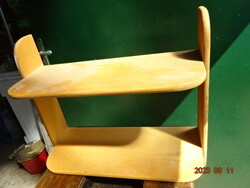 Retro fa polc a 70-es évekből, hossza 50 cm. Jókai.