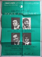 Mikroszkóp Színpad: Fogjuk a hasunkat! – Koós János, Verebes István, Markos György, Nádas György – p