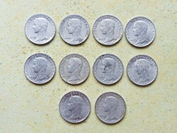 Magyarország 10 db Különböző Érme 5 Fillér 1948-1965