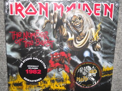 IRON MAIDEN THE NUMBER OF THE BEAST CD ÚJ gyári bontatlan -1982 REMASTERED DIGIPACK-
