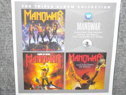 MANOWAR THE TRIPLE ALBUM COLLECTION 3cd CD ÚJ gyári bontatlan