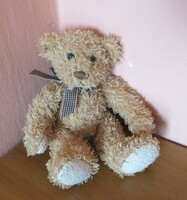 Régi retro Russ Berrie gyűjtői plüss maci 19 cm, 1990-s évekből