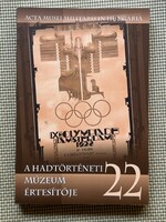Hadtörténeti Múzeum Értesítője 22. szám