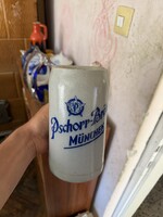 Német Löwenbrau 1 literes  korsó lakásdekoráció Mid century modern