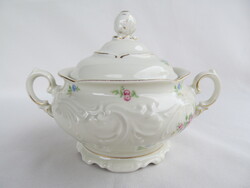 Német Friederike KPM porcelán cukortartó