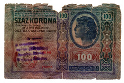 100 Korona Bankjegy 1912 P