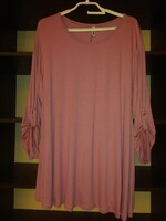 Sosem használt rózsaszín női blúz mályva színű XXL New collection