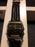 Casio 358AQ-303 Japan Water resist metal (elem és szíj cserés! ) karóra 3x3.5 cm.