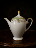 Antik stílusú német porcelán teás kiöntő