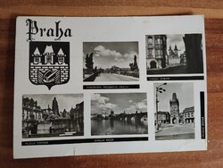 Régi Csehszlovák lap, Prága,mozaiklap, 1965