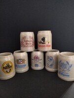 Vintage német kerámia söröskorsók