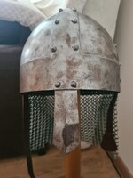 Epic Armoury normann / viking Spangenhelm sisak lánccsuklyával (XL)