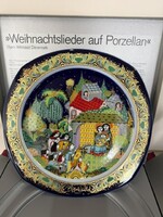 Rosenthal ritka stúdió porcelán falikép(1983) Björn Winblad (Stille Nacht)-Csendes éj