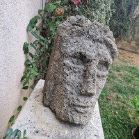 Renaissance Limestone Sculpture Head, with Video
