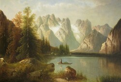 (K) Anton Pick (1840-1902) : Alpesi tó