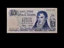 ARGENTÍNA – UNC 5 PESO – 1975