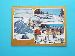 Képeslap (53) - Csehszlovákia (Szlovákia) - Alacsony-Tátra mozaik 1970-es évek