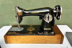 Retro régi Union 2 M elektromos szovjet táska varrógép TUR 2 masszív motorral HIBÁTLAN
