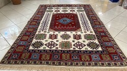 4387 GYÖNYÖRŰ Azeri kézi gyapjú perzsa szőnyeg 200X300CM
