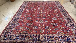 4385 SUPER ÁRON Iráni Tabríz kézi gyapjú perzsa szőnyeg 245X340CM
