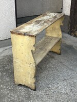 ANTIK, SZÉPEN FARAGOTT KONYHAI POLC 2 LAPPAL 98 x 27 x 67 CM