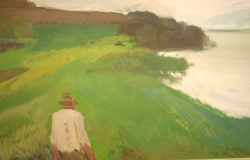 GARANTÁLTAN EREDETI CSODÁS SOMOGYI JÁNOS /1928-2010 / : VÍZPARTON