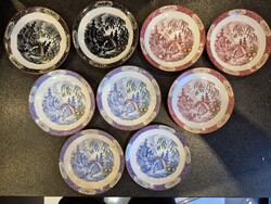 Keleti porcelán tényérok